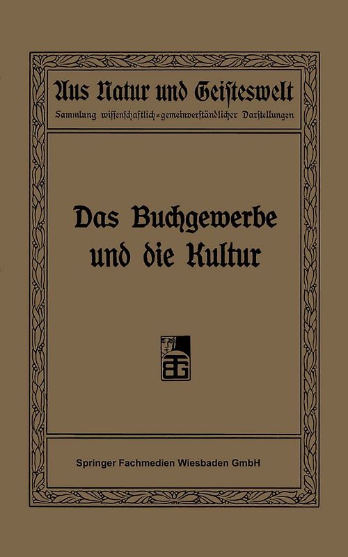 Das Buchgewerbe und die Kultur