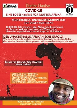 COVID-19 – eine Lobeshymne für Mutter Afrika. Mein Friedens- und (Natur)Medizinpreis für diesen Kontinent: 10.000.000 Tote erwartet, aber Afrika steht besser da als der Rest der Welt und es erfreut den Westen nicht