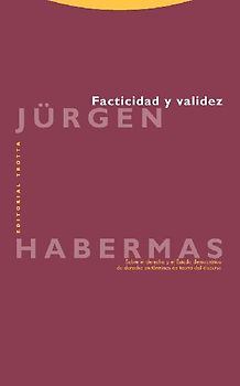 Facticidad y validez : sobre el derecho y el Estado democrático de derecho en términos de teoría del discurso