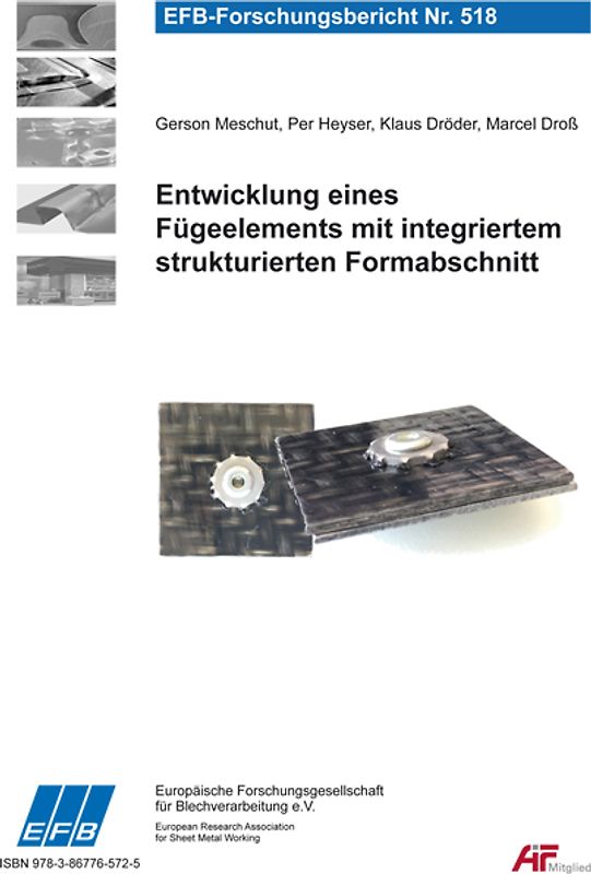 Entwicklung eines Fügeelements mit integriertem strukturierten Formabschnitt