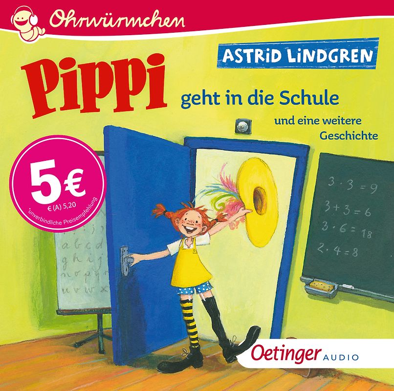 Pippi geht in die Schule und eine weitere Geschichte