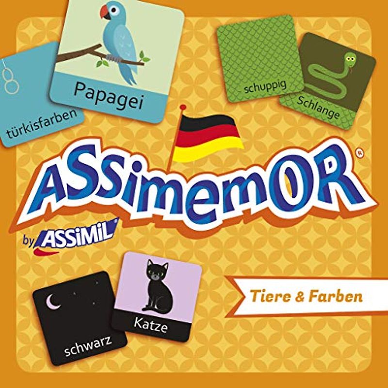 ASSiMEMOR Tiere & Farben: Das kinderleichte Deutsch-Gedächtnisspiel von ASSiMiL