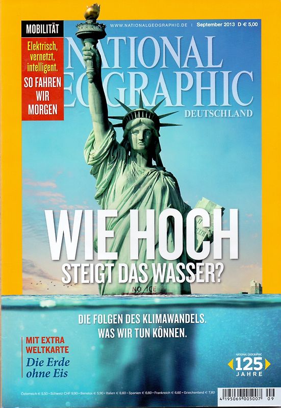 National Geographic: 09/2013 - Klimawandel - Wie hoch steigt das Wasser [Broschiert]
