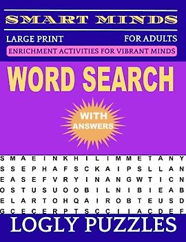 Word Search Book Large Print for Adults: 2400+ words New Fun and Relaxing Puzzles Book for Adults & Seniors with Answers Key