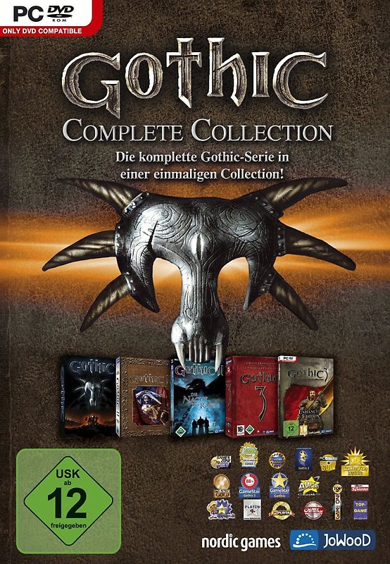 Gothic [Complete Edition inkl. Artbook, 2 Poster, 6 Postkarten, 7 Stickern und Stickerblatt, 3 DVDs] PC Spiele