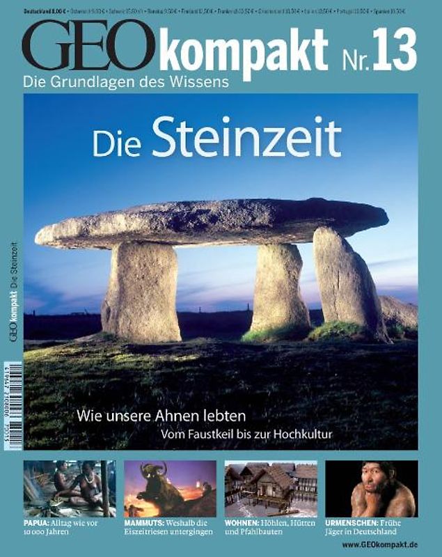 GEO kompakt / Die Steinzeit
