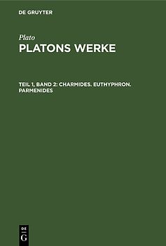 Charmides. Euthyphron. Parmenides