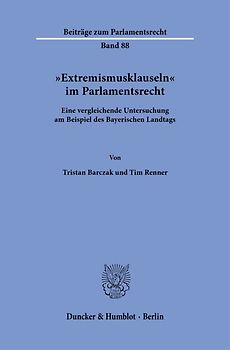 "Extremismusklauseln" im Parlamentsrecht