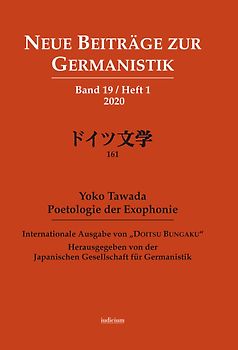 Neue Beiträge zur Germanistik, Band 19 / Heft 1 / 2020