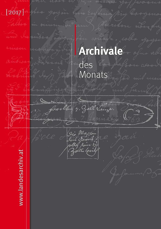 Archivale des Monats (2017)