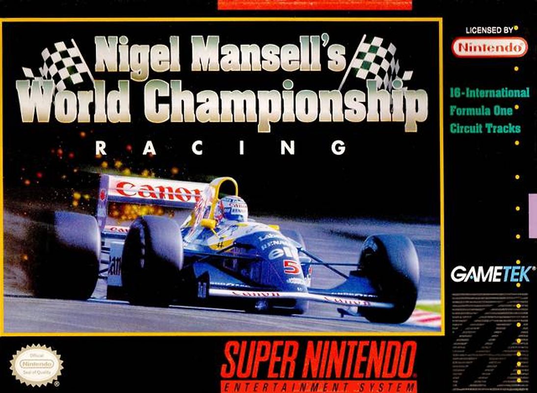 Nigel Mansell`s World Championship Super Nintendo