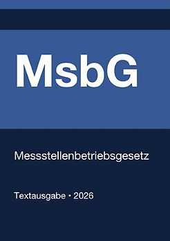 MsbG - Messstellenbetriebsgesetz (Deutschland) 2026