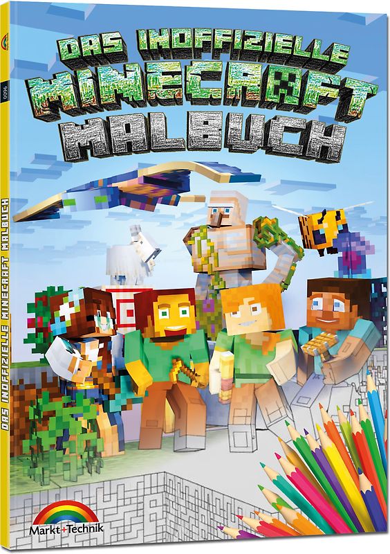 Das inoffizielle Minecraft Malbuch für Kinder und Jugendliche - zum Ausmalen der Minecraft Welt