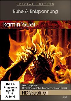 Kaminfeuer in HD - Die DVD zum Entspannen in perfekter Qualität [Special Edition] DVD