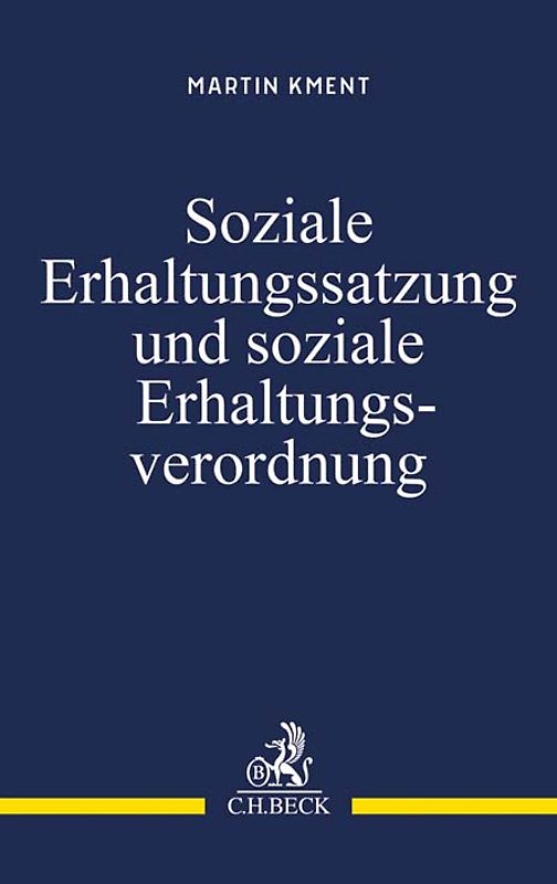 Soziale Erhaltungssatzung und soziale Erhaltungsverordnung