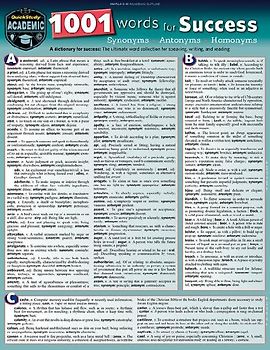 1001 Words for Success - Synonyms, Antonyms & Homonyms