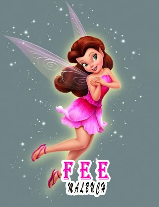 Fee Malbuch: Ein tolles Malbuch zum Entspannen und Stressabbau, tolle Illustrationen für Kinder und Erwachsene