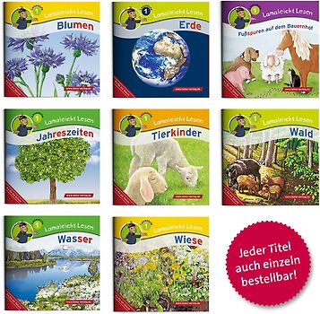 Lamaleicht Lesen Themenset Lesestufe 1