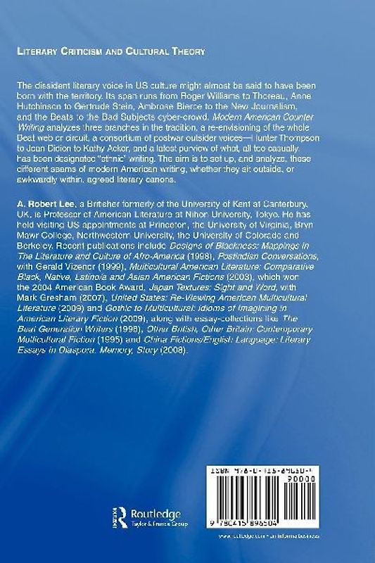 Modern American Counter Writing