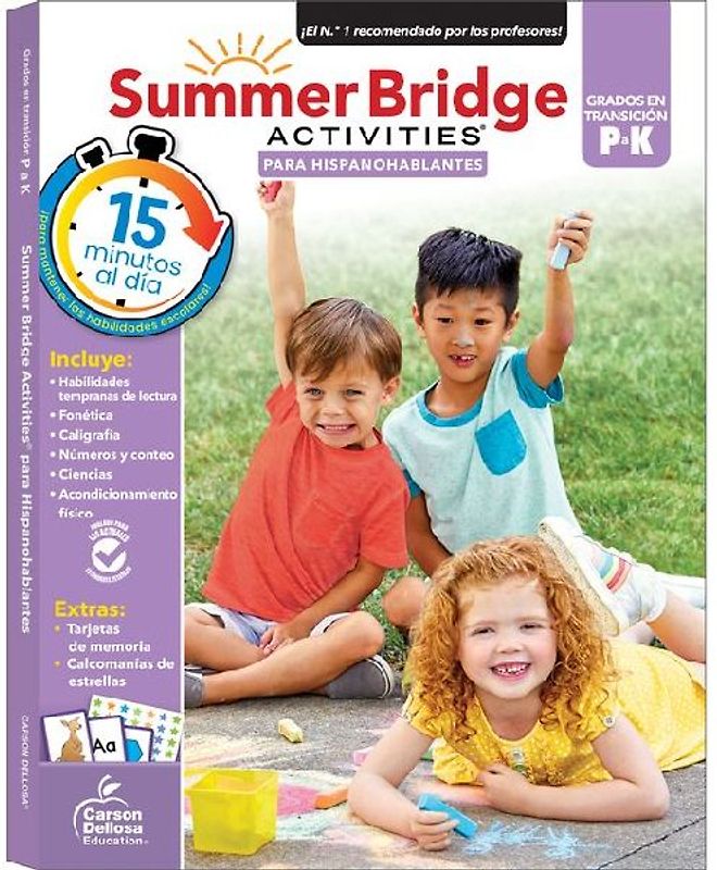 Summer Bridge Activities Spanish Prek-K, Grades Pk - K