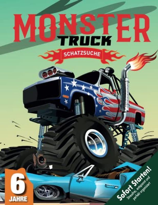 Spannende Auto-Monstertruck-Schatzsuche Kindergeburtstag ab 6 Jahren: Mit riesigen Rädern und bulligen Karosserien gewinnt ihr dieses ... Kreative Spiele & Rätsel! (Bravo Schatzsuche)