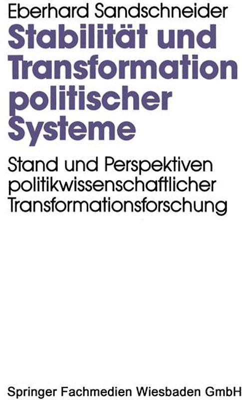 Stabilität und Transformation politischer Systeme