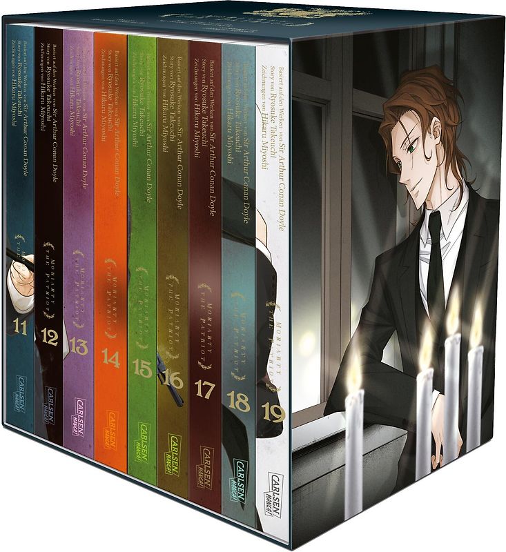 Moriarty the Patriot, Band 11-19 im Sammelschuber mit Extra