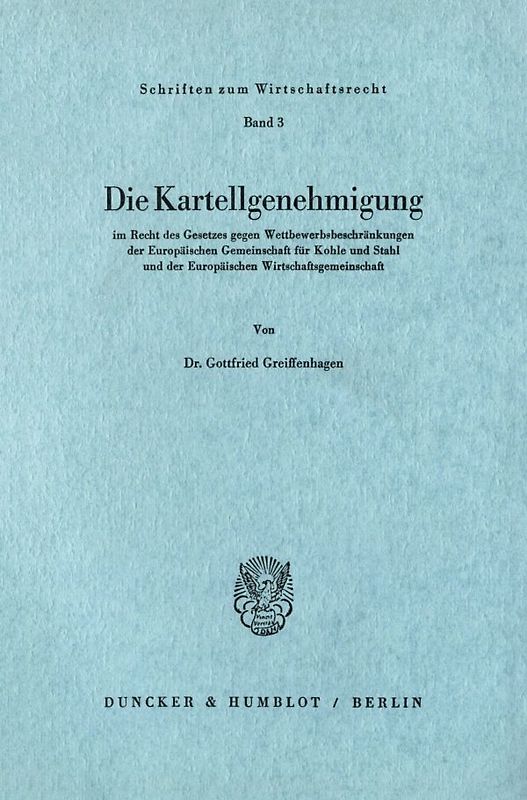 Die Kartellgenehmigung