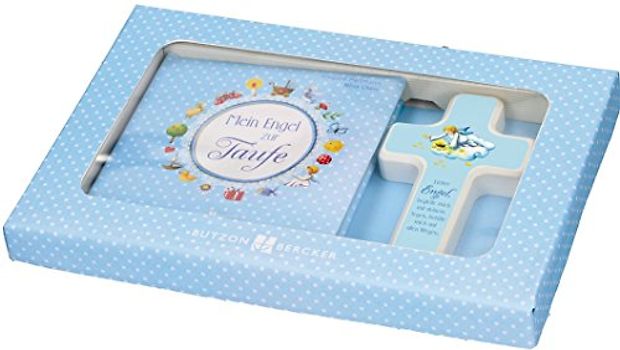 Mein Engel zur Taufe: blau