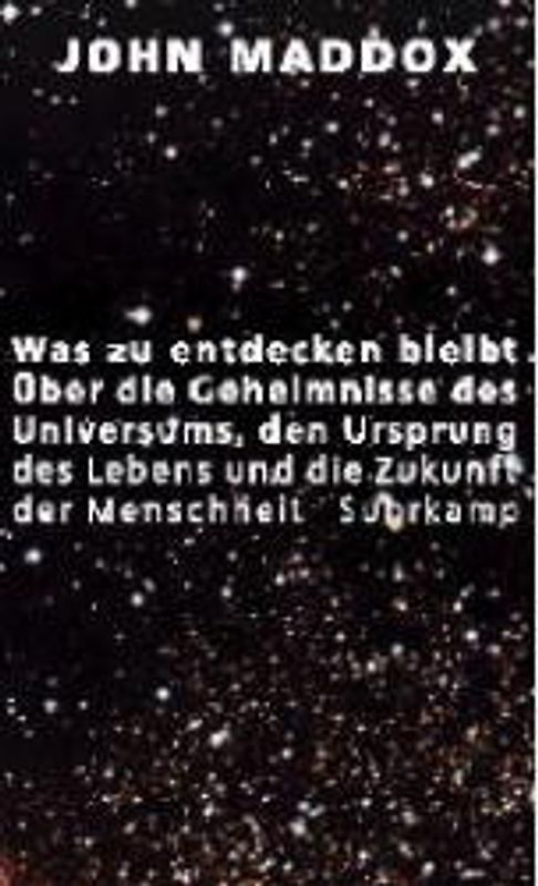 Was zu entdecken bleibt