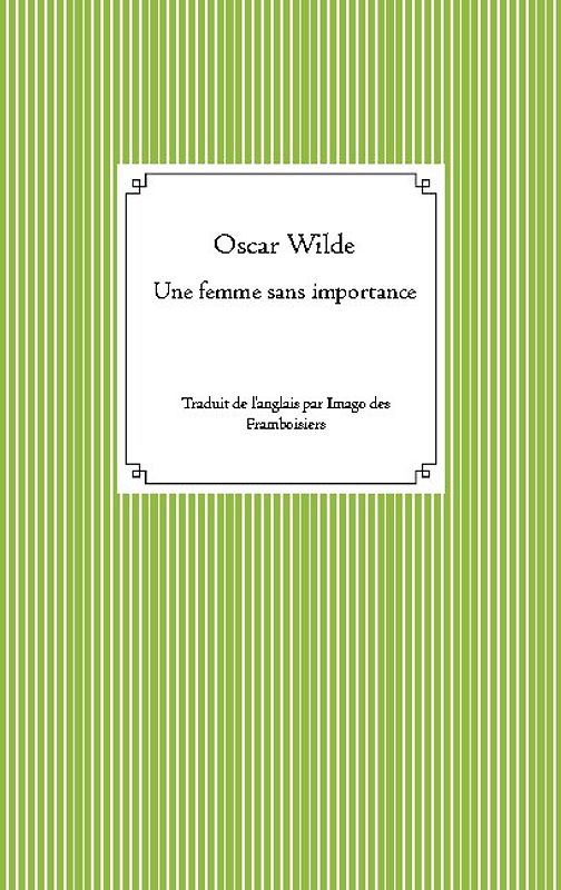 Une femme sans importance