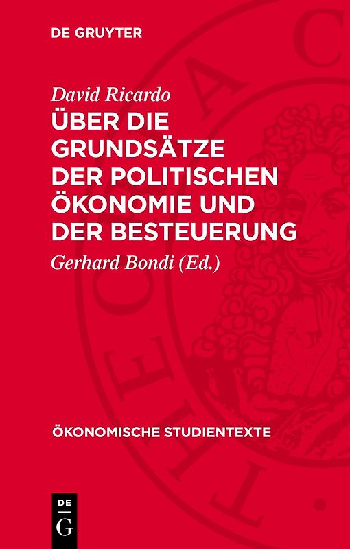 Über die Grundsätze der politischen Ökonomie und der Besteuerung