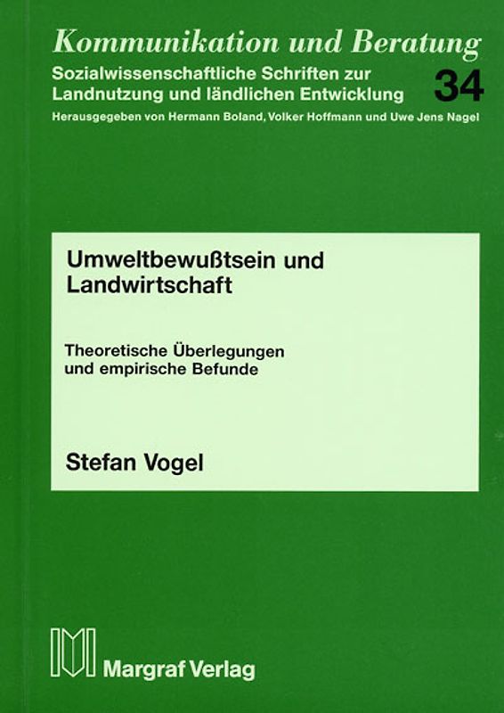 Umweltbewusstsein und Landwirtschaft