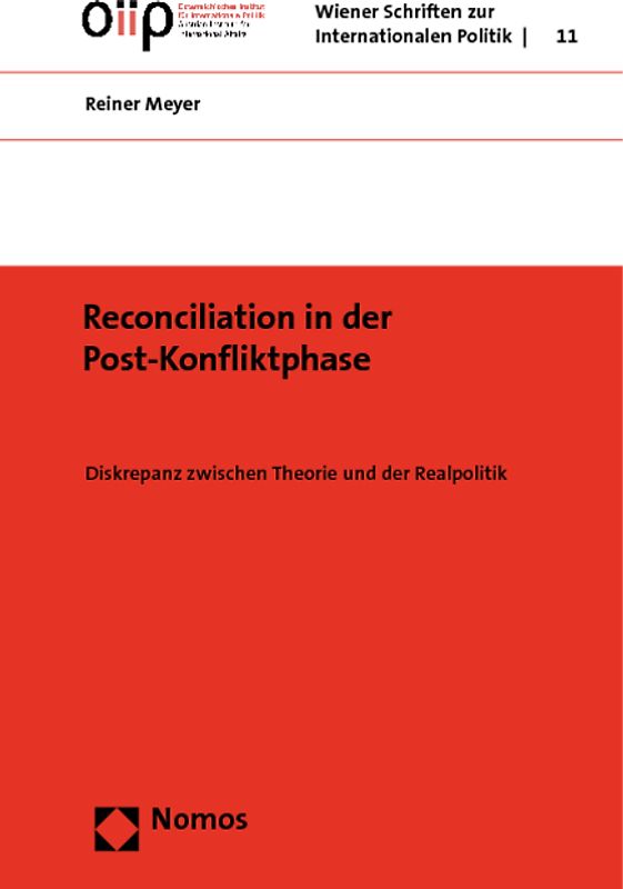 Reconciliation in der Post-Konfliktphase