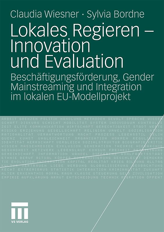 Lokales Regieren - Innovation und Evaluation