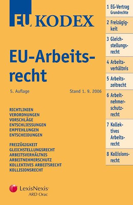 KODEX EU-Arbeitsrecht