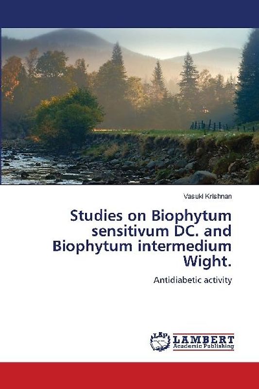 Studies on Biophytum sensitivum DC. and Biophytum intermedium Wight.