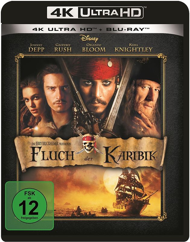 Pirates of the Caribbean - Fluch der Karibik UHD B 4K Ultra HD Blu-ray