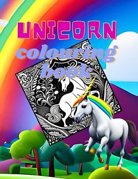 Unicorn Adult Colouring Book