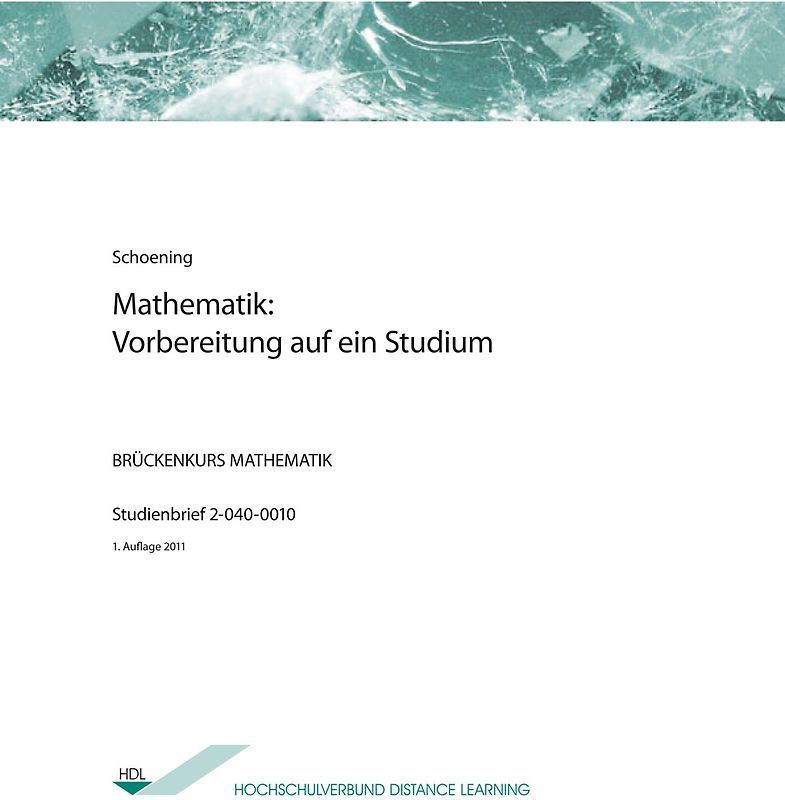 Mathematik: Vorbereitung auf ein Studium