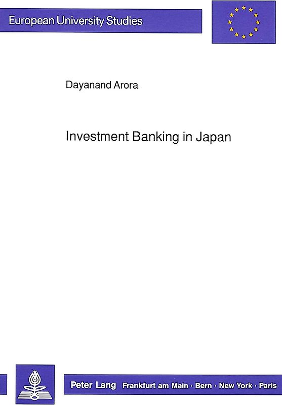 Investment Banking in Japan