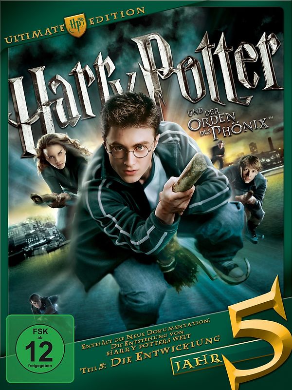 Harry Potter und der Orden des Phönix [Ultimate Edition, inkl. 2 Sammelkarten, Buch, 3 DVDs] DVD