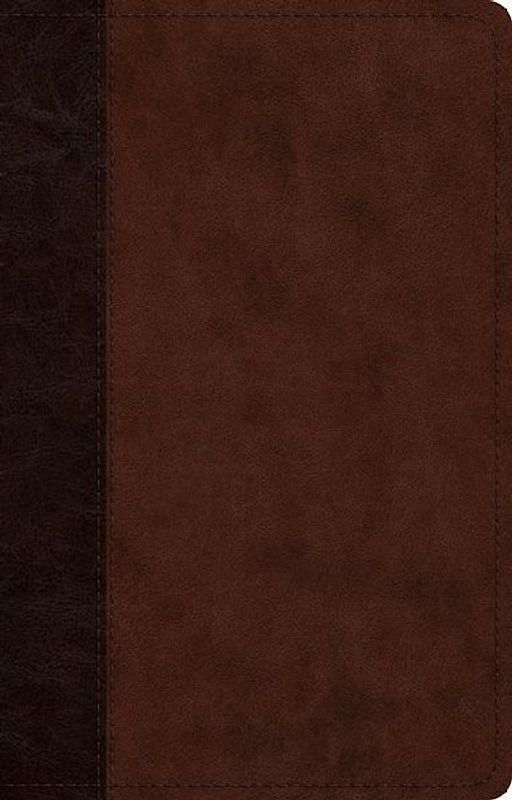 ESV Large Print Thinline Reference Bible, Red Letter (Trutone, Brown/Walnut, Timeless Design)
