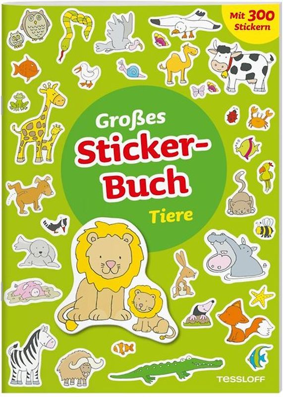 Großes Sticker-Buch Tiere