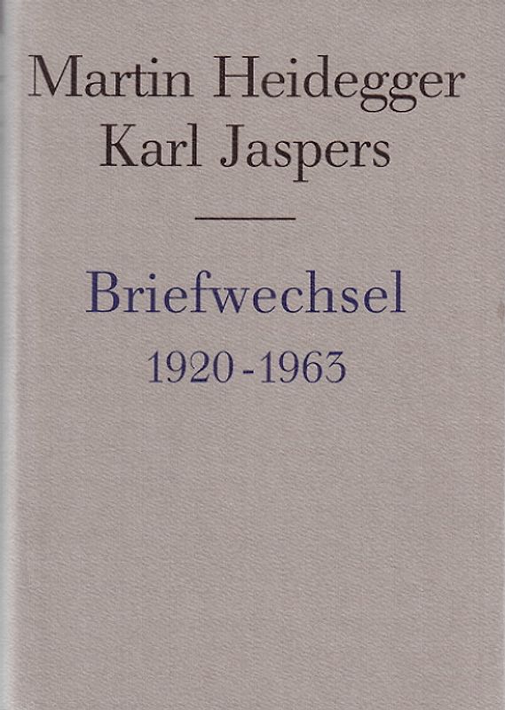 Briefwechsel 1920-1963