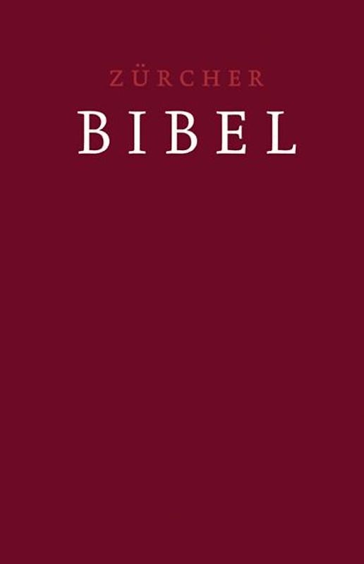 Zürcher Bibel – Leinen dunkelrot