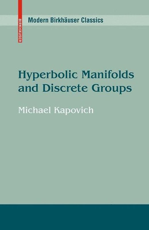 Hyperbolic Manifolds and Discrete Groups