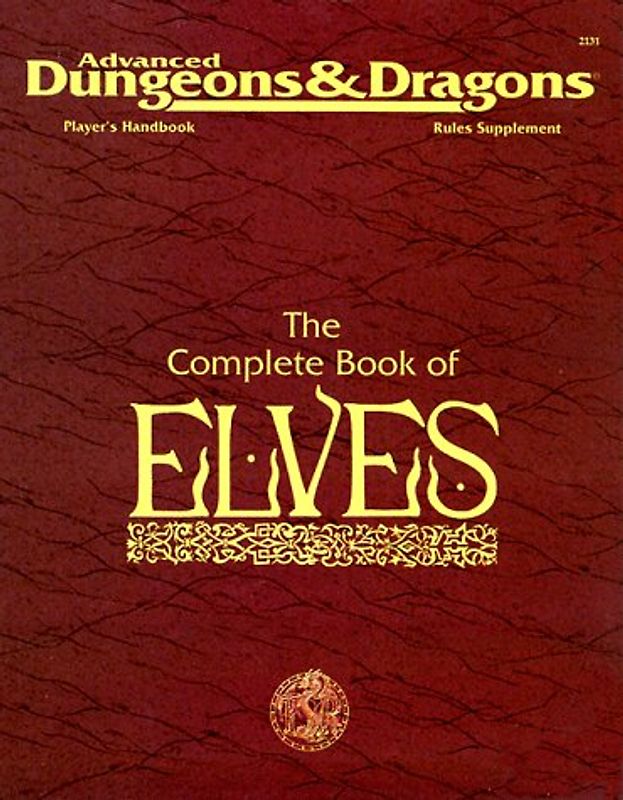 PHBR8 COMP BOOK ELVES (Advanced Dungeons and Dragons)