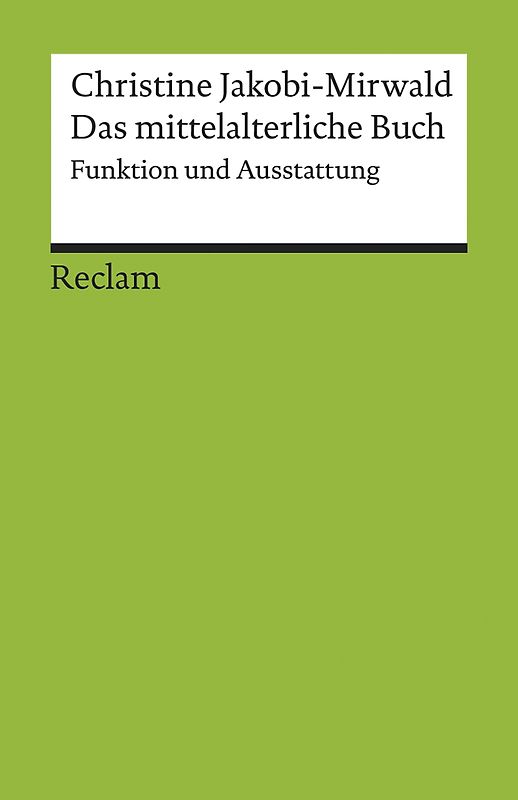 Das mittelalterliche Buch