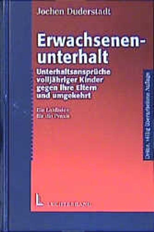 Erwachsenenunterhalt